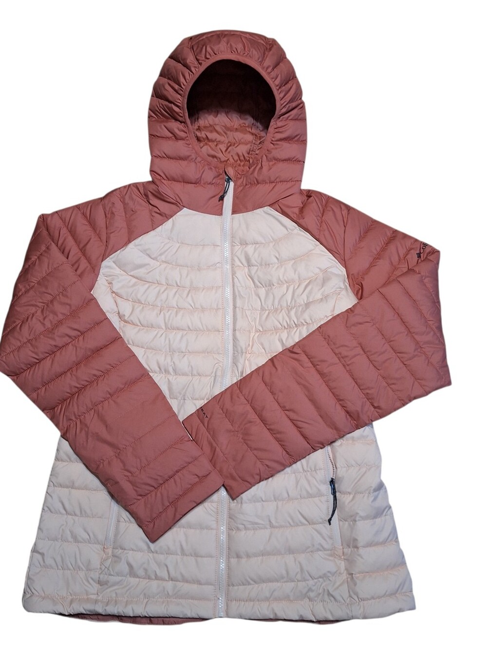 Columbia Omni Heat Puffer Jacket Womens Large Ski Warm Cozy Outdoors
